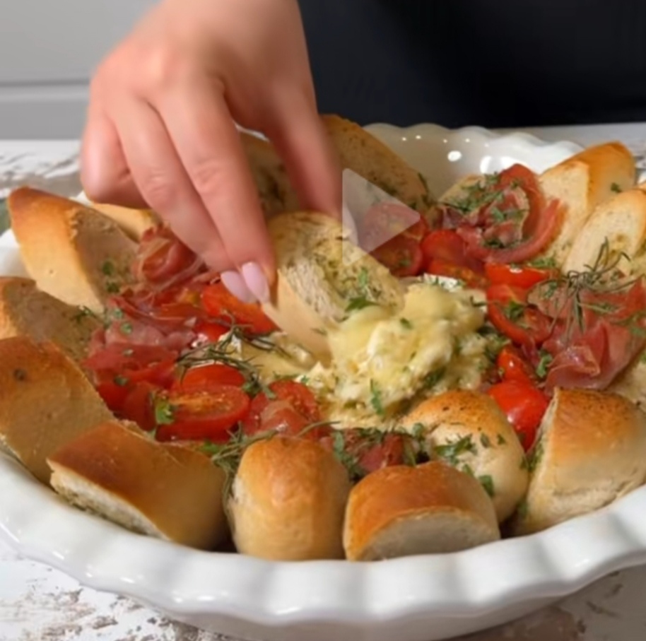 Camembert z grzankami