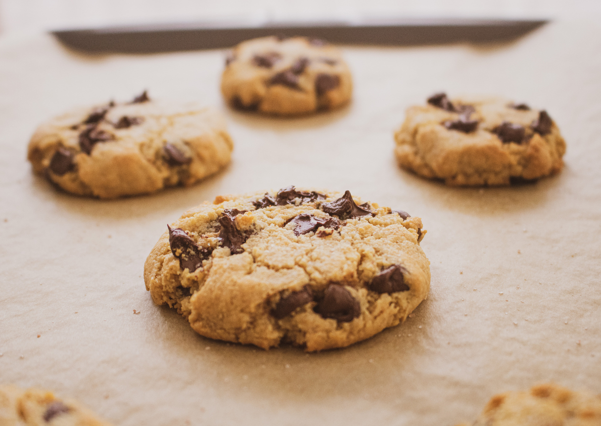 Kruche ciasteczka z czekoladą